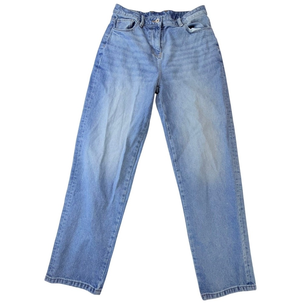 Collusion Jeans Women's 30x32 100% Cotton Blue Denim Straight Leg‎ Casual